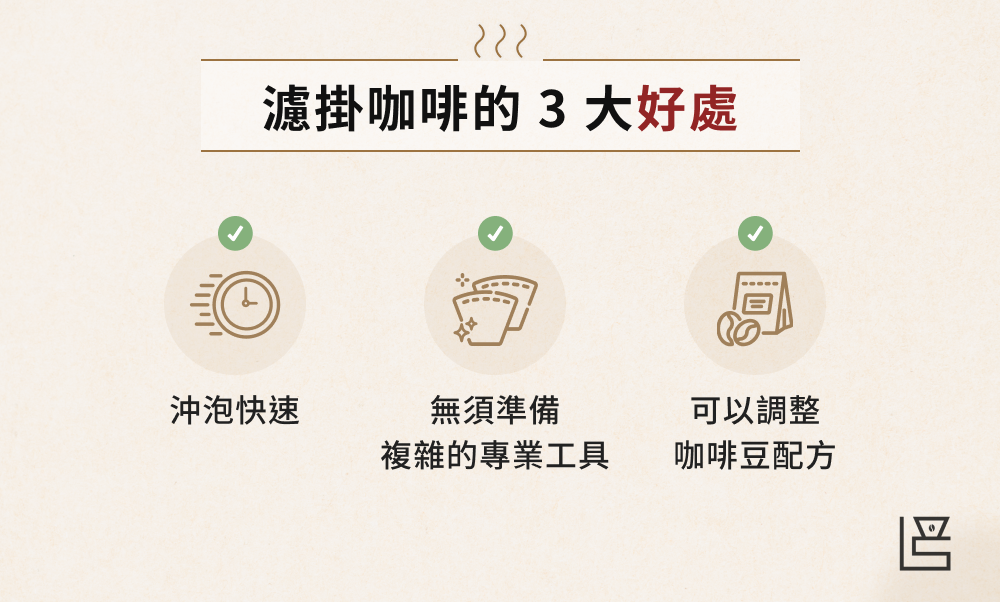 濾掛咖啡的 3 大好處