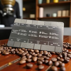 【滿額贈】不鏽鋼咖啡研磨粗細對比卡